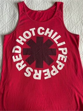2012 Red Hot Chili Peppers Logo Tank Top - Size Large